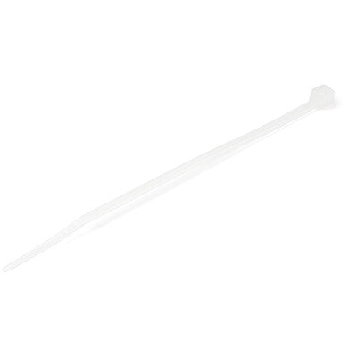 Serre-câbles StarTech en nylon blanc (10 cm), sans outil, conformes aux normes TAA, paquet de 100