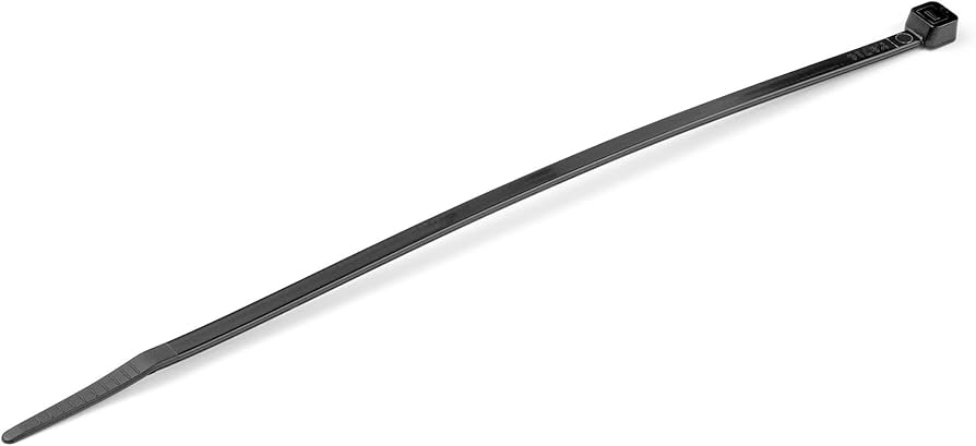 StarTech 8in White Nylon Cable Ties, 1000-Pack, Industrial Strength