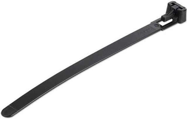 STARTECH 5" Reusable Nylon Cable Ties, 100 Pack, Black