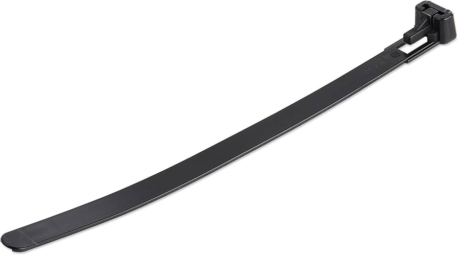 StarTech 6" Reusable Nylon Cable Ties, 100-Pack, Black