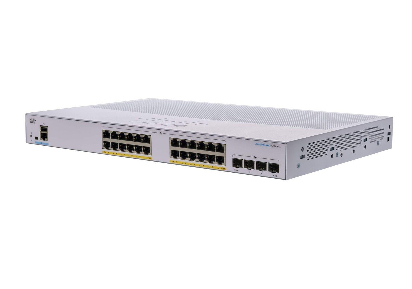 Cisco CBS350-24FP-4GNA-RF 24-Port GE PoE+ Managed Switch, Remanufactured