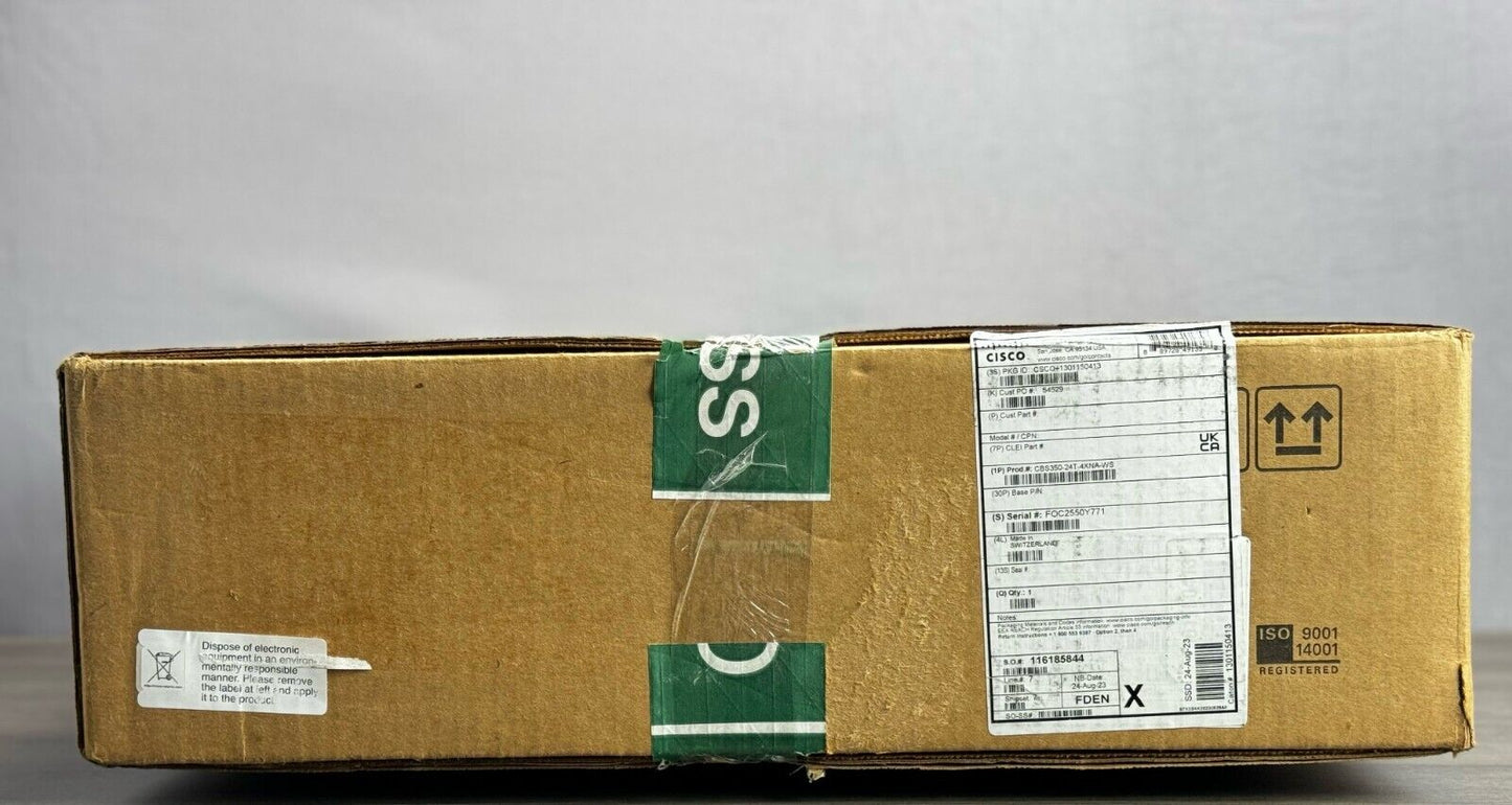 Commutateur Cisco CBS350-48P-4XNA-RF 48 ports Gigabit PoE+ géré (reconditionné)