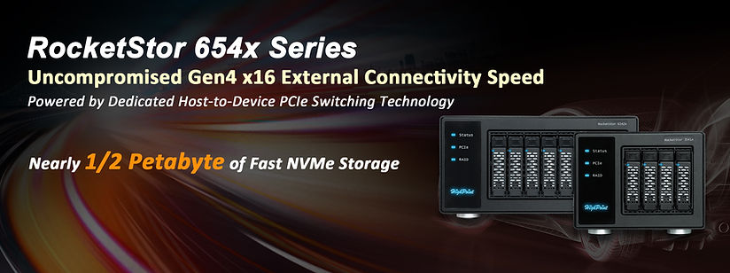 HighPoint CDFP-CDFP-1M PCIe 4.0 x16 NVMe Cable