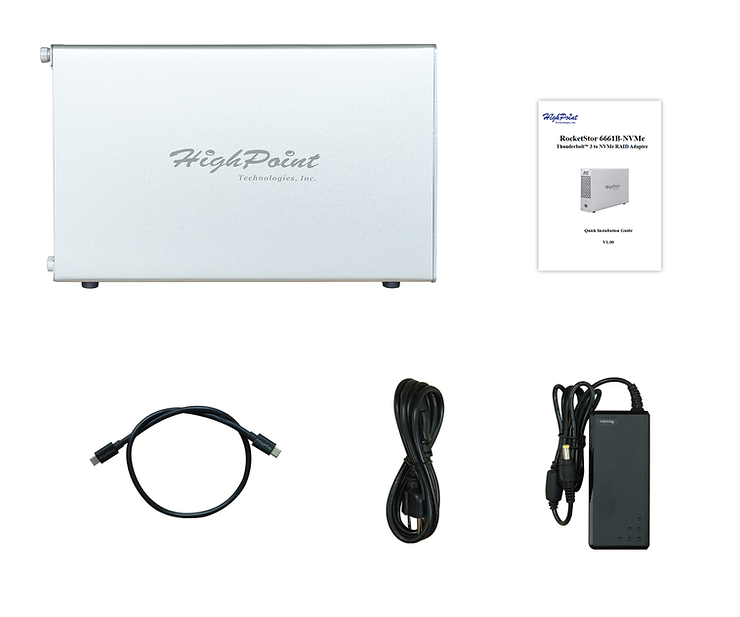 HighPoint CDFP-CDFP-1M PCIe 4.0 x16 NVMe Cable