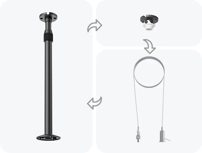 YEALINK CM-MOUNTKIT Ceiling Mount Kit for CM20