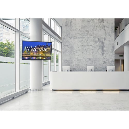 Support de colonne rond grand format CMAL PEERLESS pour écrans d'affichage numérique