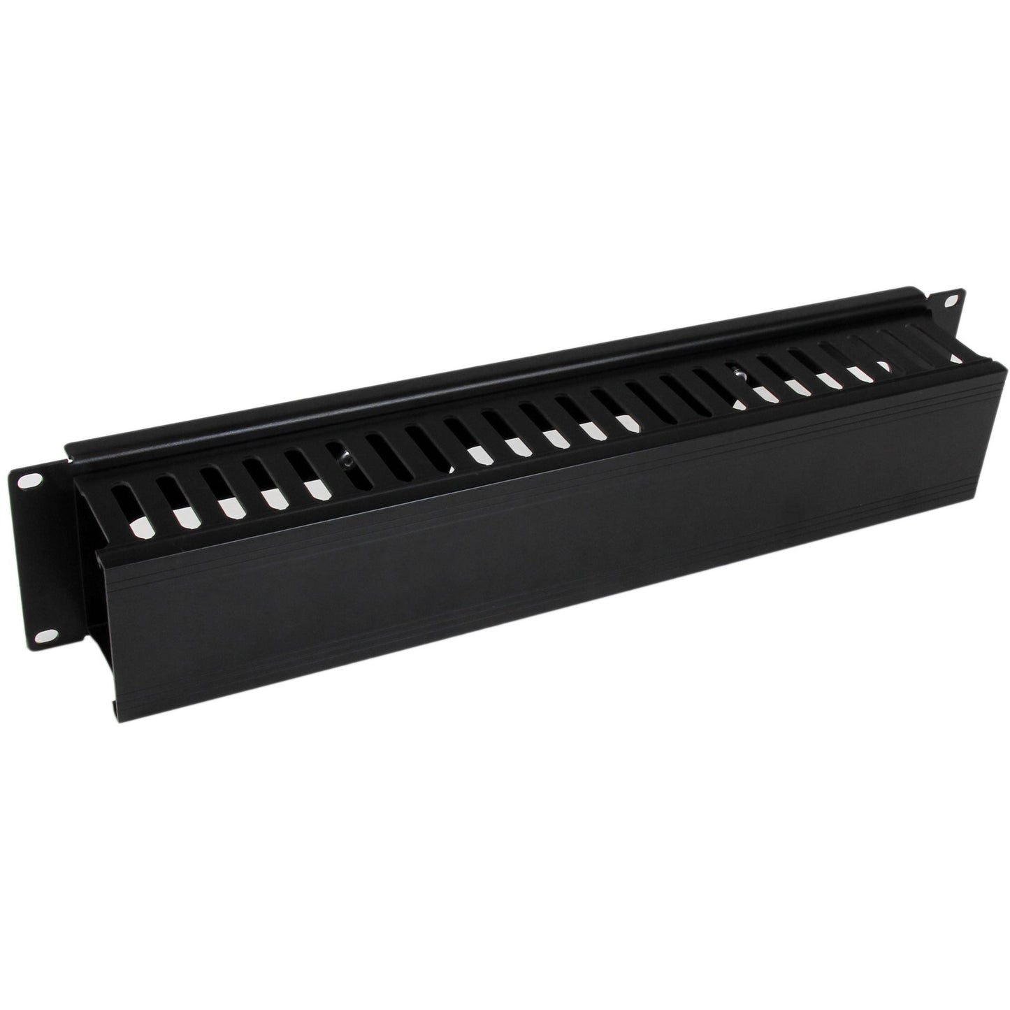 Panneau de gestion des câbles horizontal StarTech 2U avec couvercle