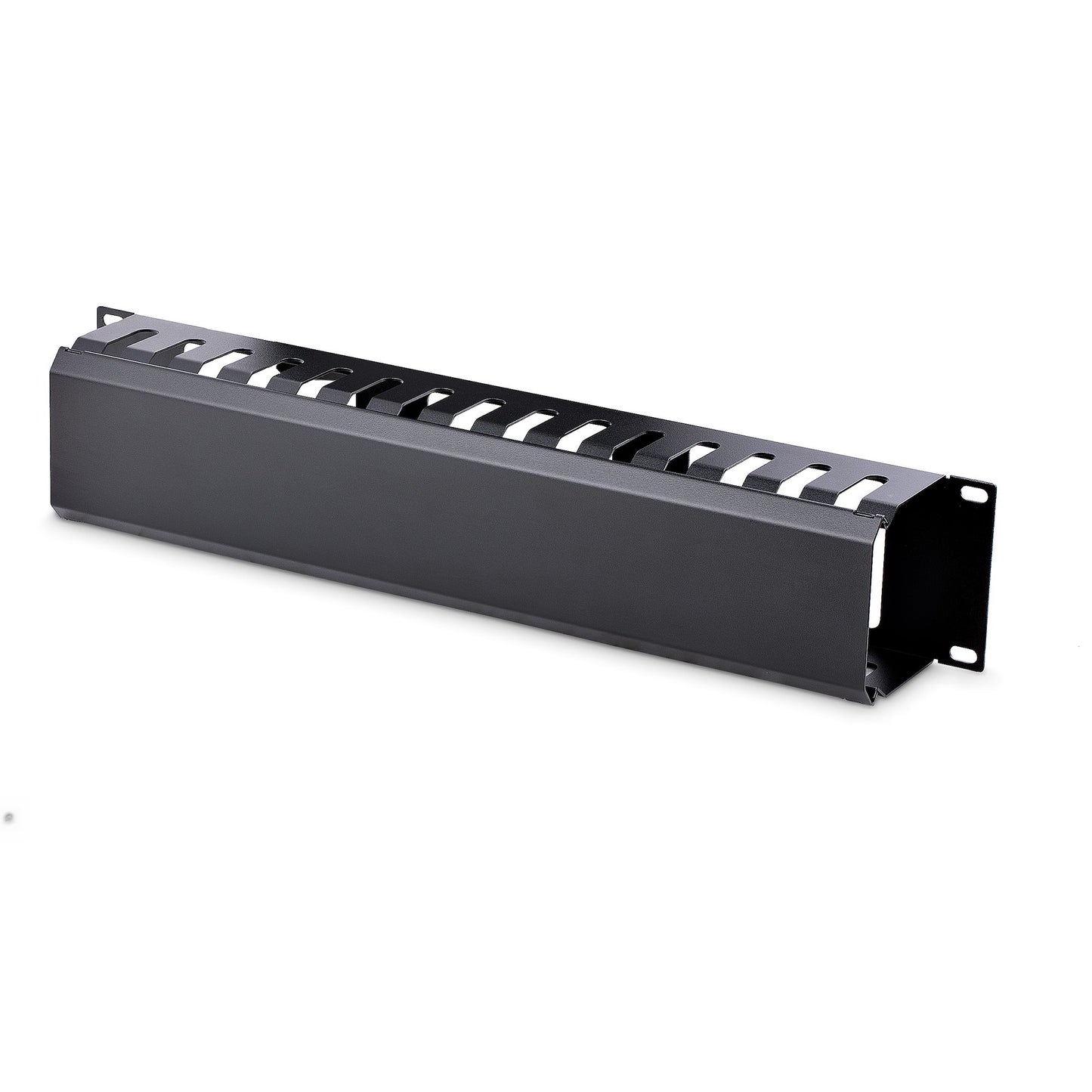 Panneau de gestion des câbles horizontal StarTech 2U avec couvercle