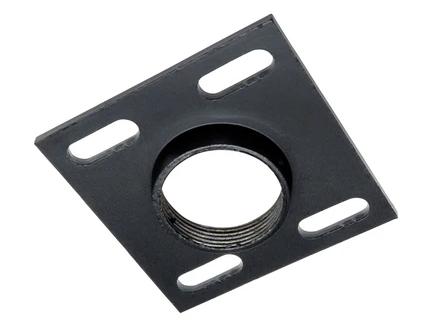 The Peerless CMJ300 Structural Ceiling Plate offers a durable, high-capacity mounting solution for professional AV setups. Designed for use with Unistrut systems, this 4 x 4-inch plate supports up to 250 lb and features a rugged black finish for streamlined installation in structural or commercial environments. Unistrut fittings are not included.