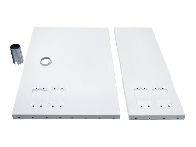 Peerless CMJ455 Lightweight Ceiling Mounting Plate, White, 2x2 Tile Compatible