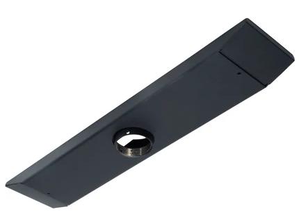 Peerless CMJ480 Ceiling Plate is designed for secure mounting of Jumbo2000 series extensions to wood joists or concrete ceilings spaced at 20-inch centers. This durable mounting accessory comes in a black finish and supports weights up to 300 lbs. Featuring a 1-1/2"-11.5 NPT fitting, it ensures a stable connection and is fully RoHS and TAA compliant.