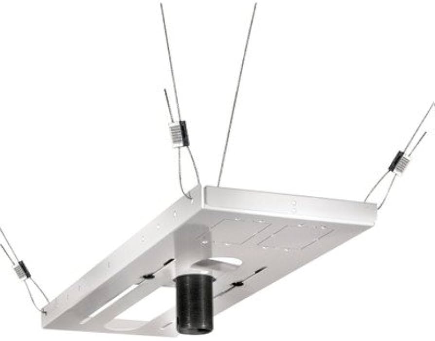 Peerless CMJ500R1 Adjustable Ceiling Plate for Projectors, White