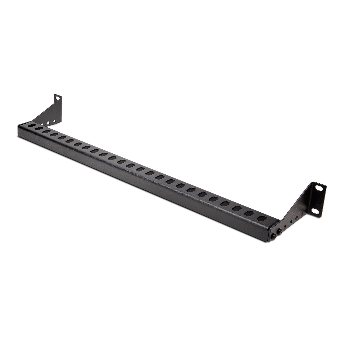 StarTech CMLB10 Horizontal Steel Cable Lacing Bar, 19in, Black