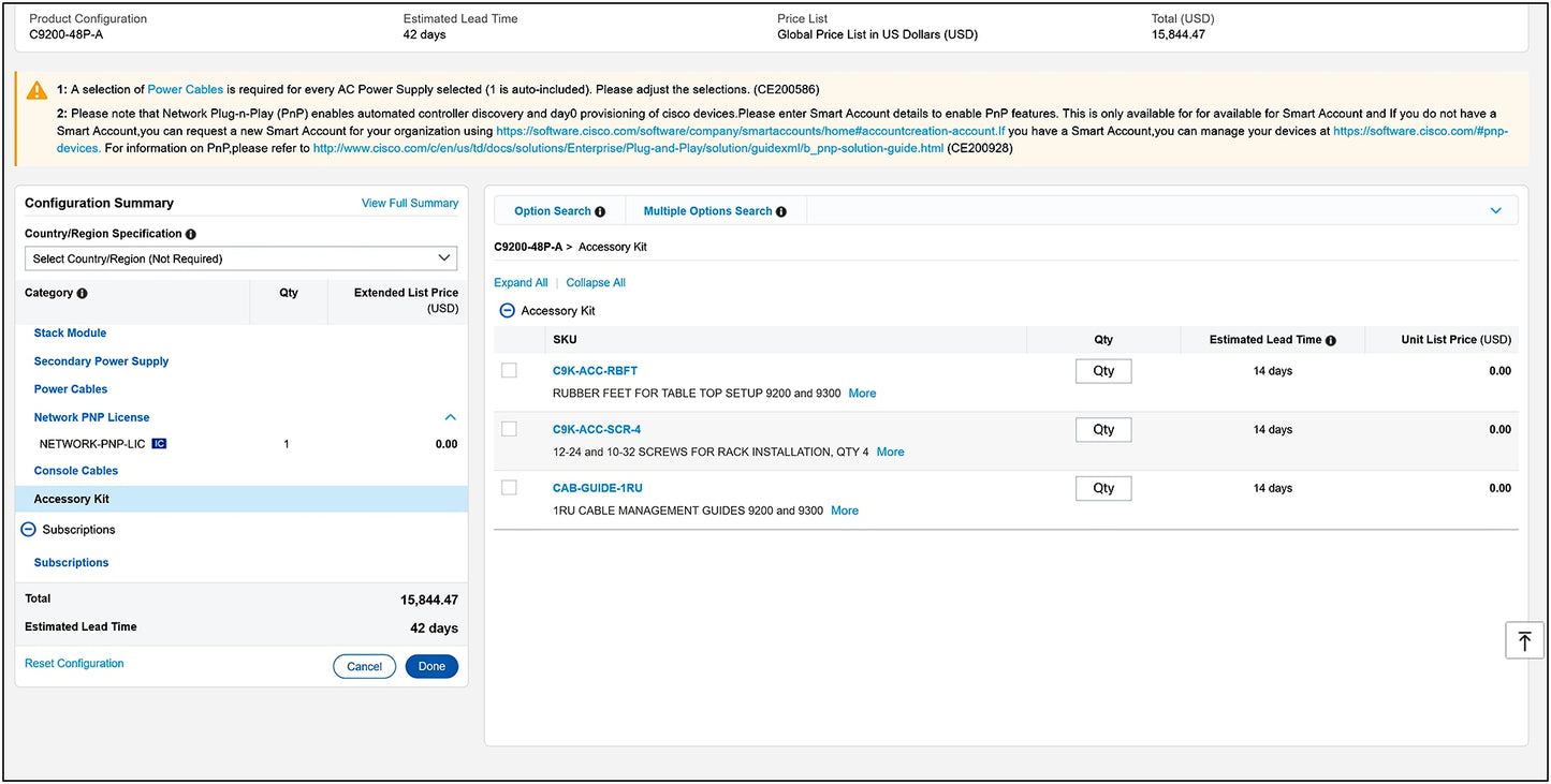 Cisco SNTC 8x5xNBD for Catalyst 9200L 24p, 8xmGig, 16x1G, 4x10G
