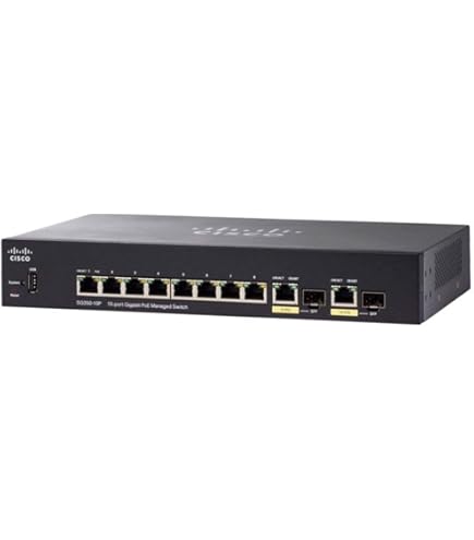 SNTC-8X5XNBD Cisco SG350-10SFP 10 ports Gigabit Manage