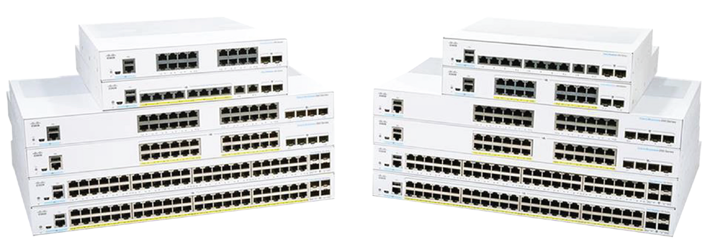 CISCO SOLN SUPP 8X5XNBD pour CBS250 8 ports GE PoE Ext PS 2x1