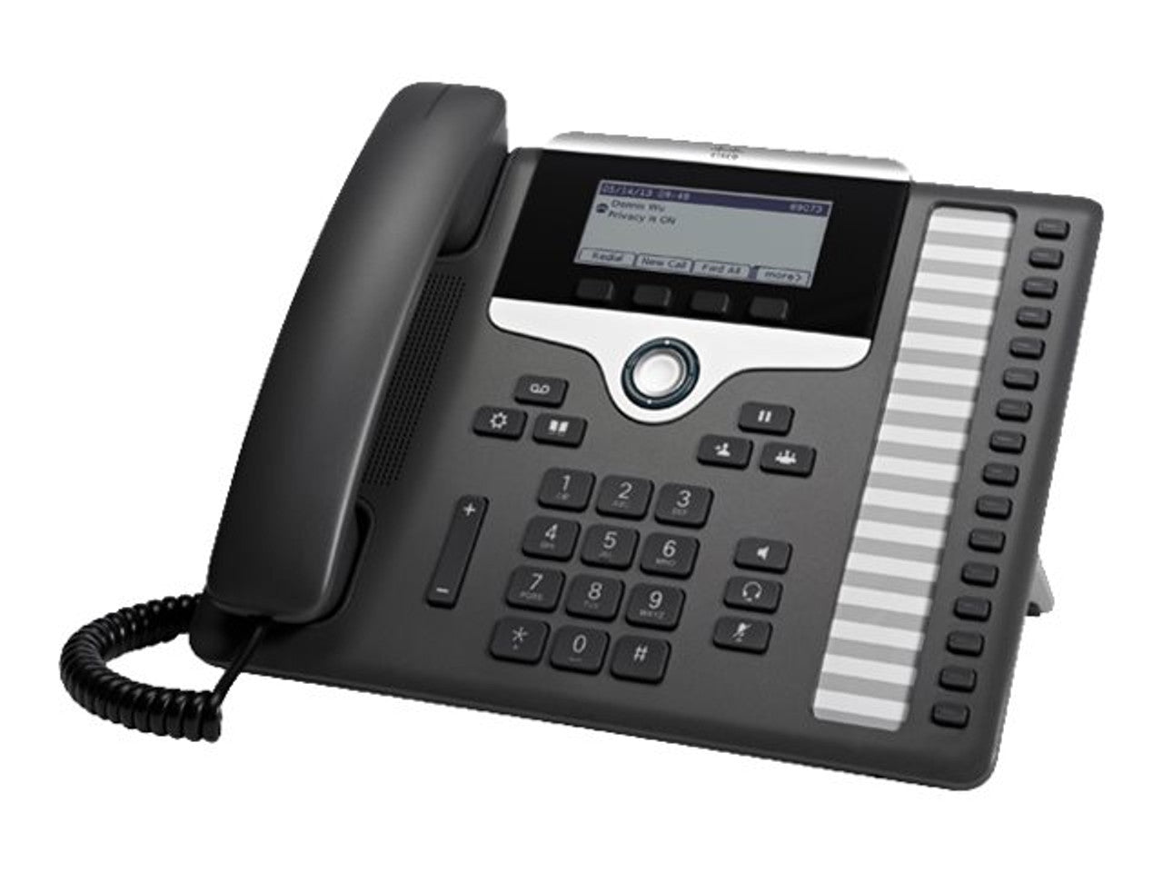 Téléphone CISCO UC Phone 7811 VoIP, conforme TAA, charbon de bois