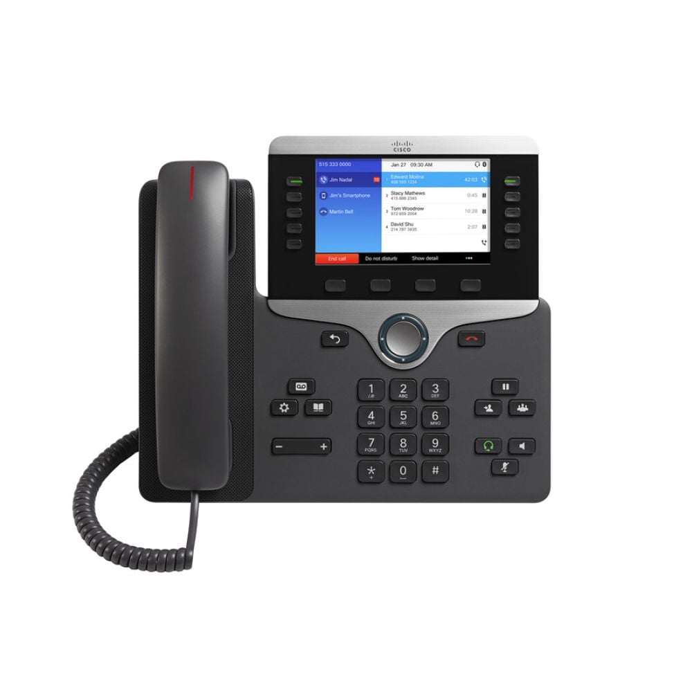 Téléphone CISCO UC Phone 7811 VoIP, conforme TAA, charbon de bois