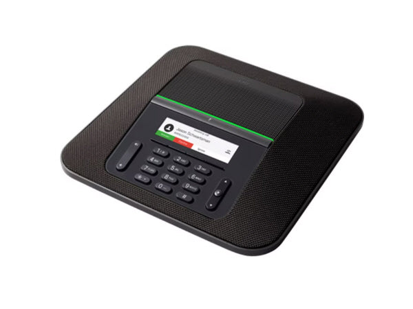 Cisco 8832 for North America, charcoal, with accessories, Single line with a user experience of multiple calls per line. This TAA-compliant conference VoIP phone is ideal for modern business environments demanding secure, scalable audio collaboration with high-definition audio and broad protocol support.