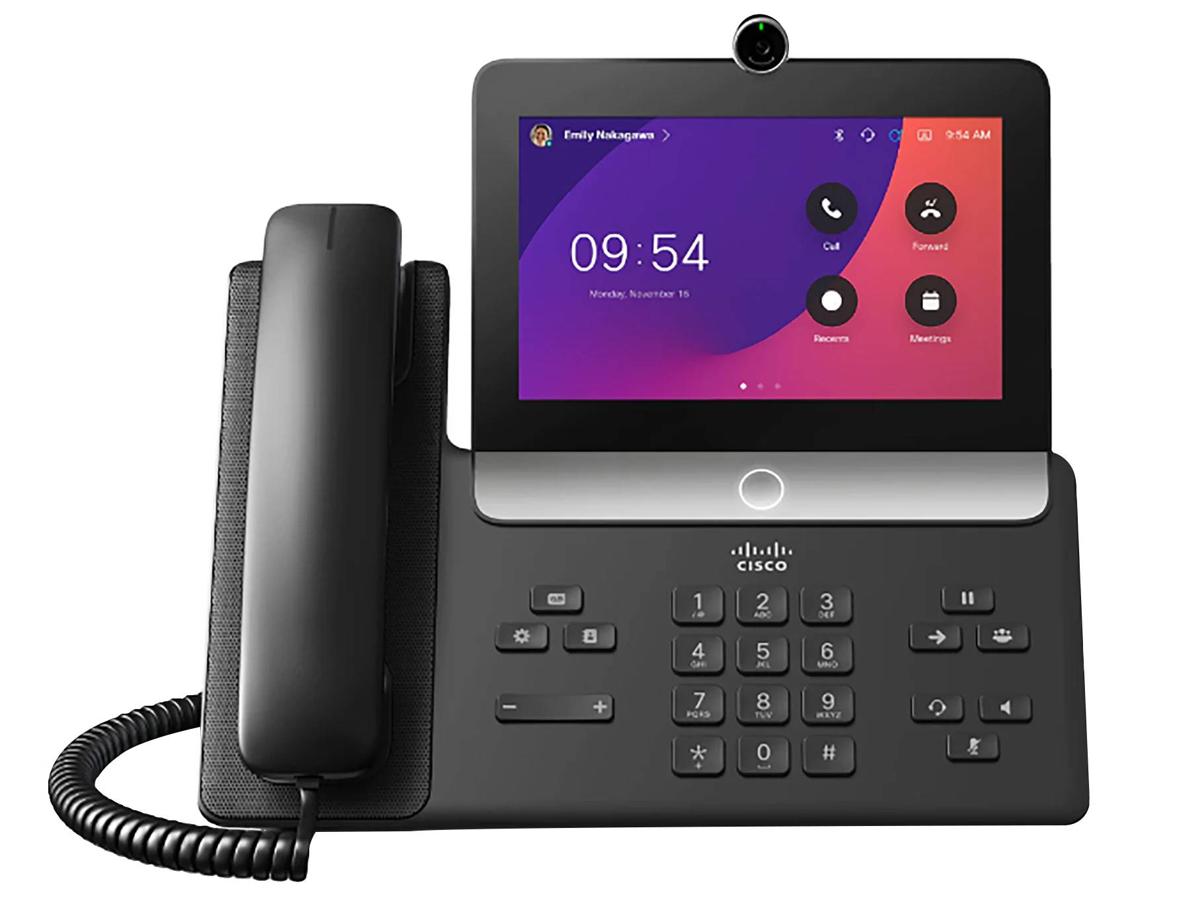 The Cisco Video Phone 8875 No Radio variant in Carbon Black is a sophisticated TAA-compliant IP video phone, designed for secure, high-quality unified communications. With a large LCD, full suite of call handling features, and broad codec support, it offers enterprise-grade collaboration in a sleek, functional form factor. Ideal for professional environments that require enhanced video and audio performance without wireless connectivity.