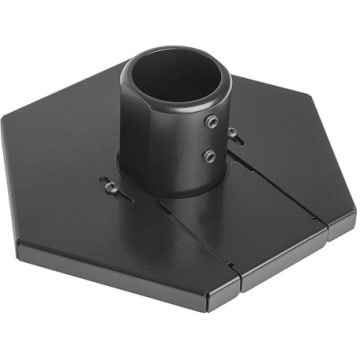 CHIEF CPA351 Floor-to-Ceiling Set Screw Plate, Black