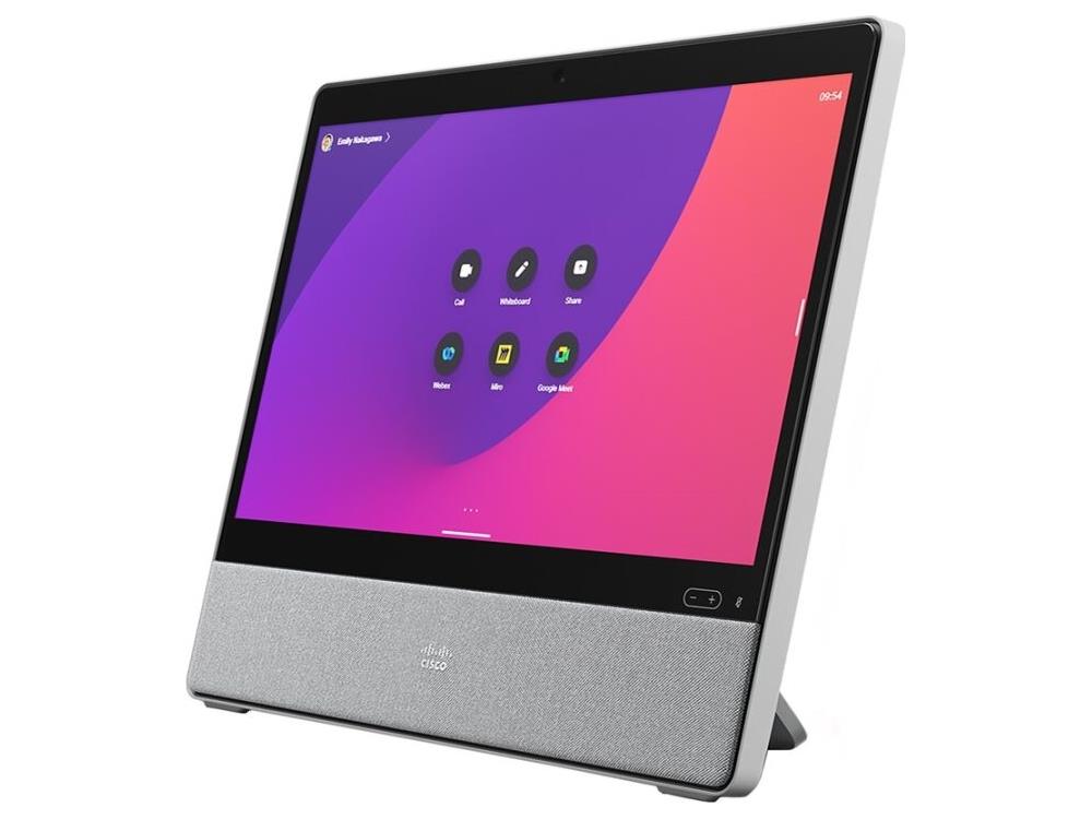 The Cisco Webex Desk - TAA is a powerful all-in-one video conferencing device designed for remote collaboration in secure environments. With a full HD 24" touchscreen, integrated 4K camera, and four-microphone array, this device ensures high-quality video and audio for seamless virtual meetings. Certified TAA compliant, it's ideal for U.S. government and enterprise use.