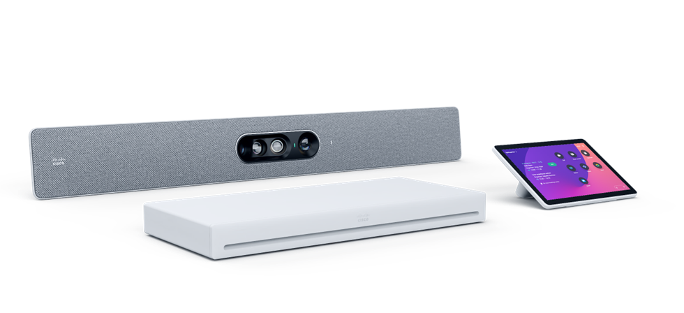 Cisco Room Kit EQ avec Codec EQ, Quad Cam, Blanc