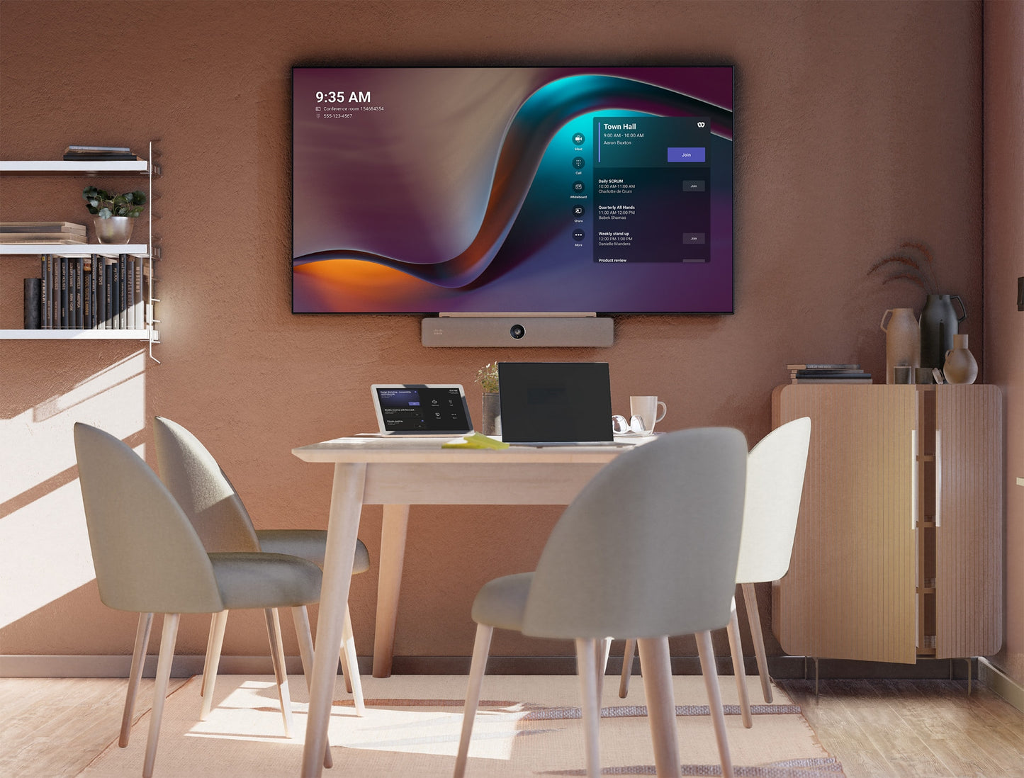 Cisco Room Navigator - Support mural, First Light, pièce de rechange TAA