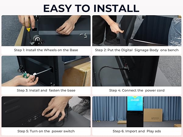 LG : échange rapide de 3 ans et 24 heures pour écran d'affichage TV de la série LW de 55 pouces