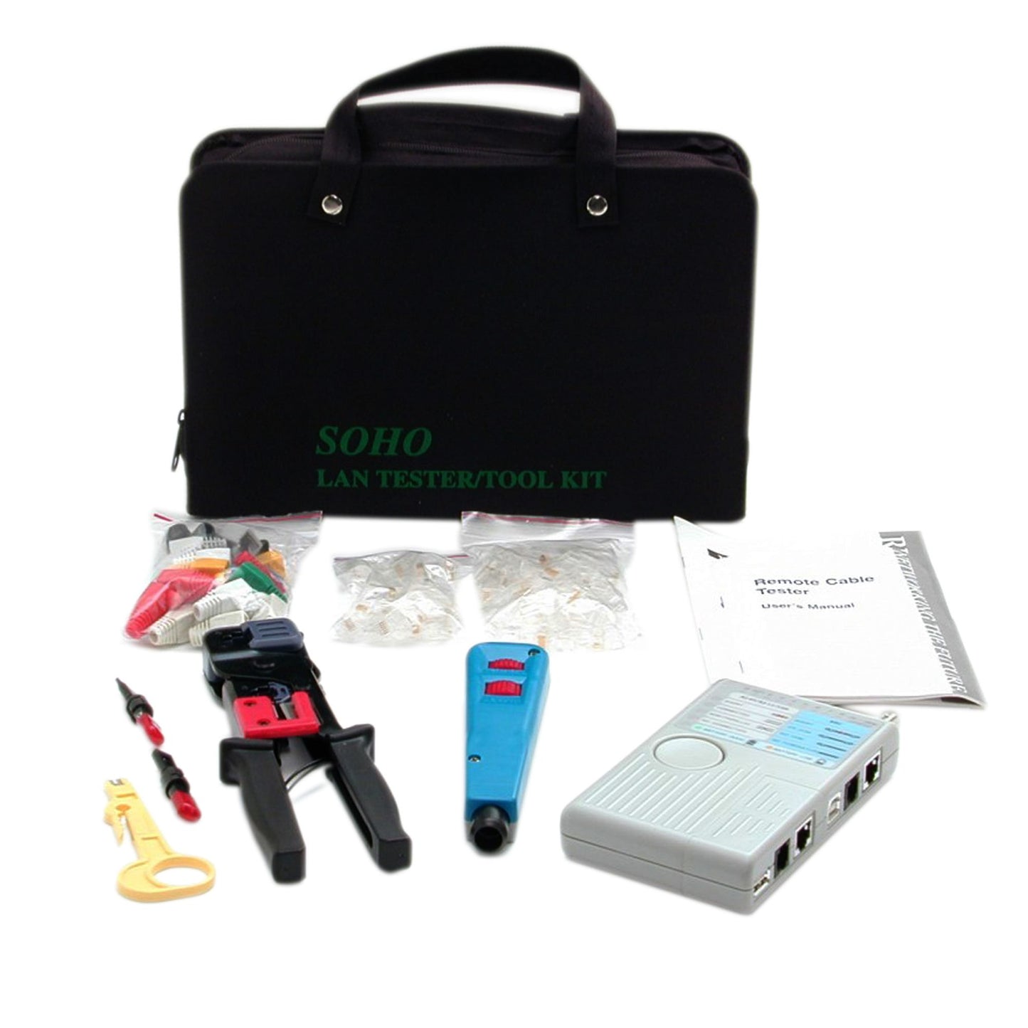 StarTech RJ45 Network Installer Tool Kit with Tester and Case