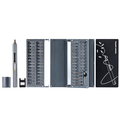 Kit de tournevis électrique de précision STARTECH 55 embouts avec étui et piles