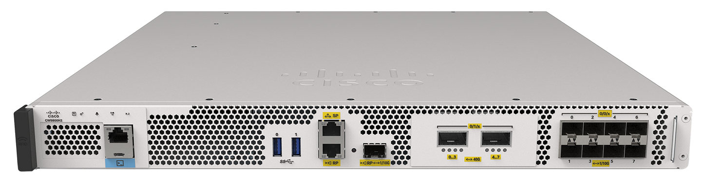 Contrôleur sans fil Cisco Catalyst CW9800H1 – 25 Gbit/s, 6 GHz, 240 Go de RAM
