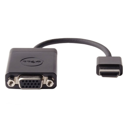 Adaptateur DisplayPort vers VGA DELL 470-AANJ, 7 pouces, noir