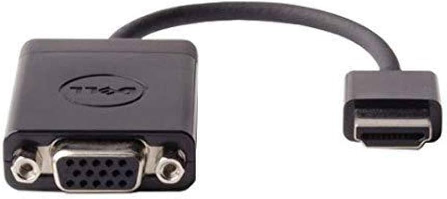 Adaptateur vidéo DELL ADPT HDMI vers VGA 332-2273, noir