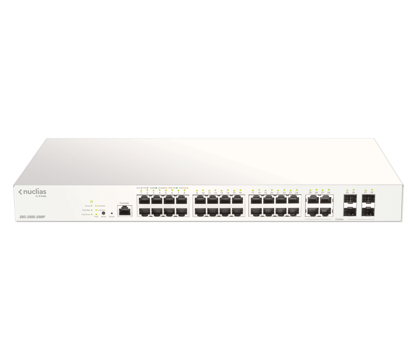 Commutateur cloud Gigabit PoE+ 28 ports D-Link DBS-2000-28MP