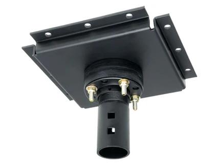 The Peerless DCS-400 is a robust multi-display ceiling adaptor engineered for structural ceilings, complete with an integrated stress decoupler. With a 1200 lb weight capacity and TAA compliance, this USA-made, RoHS-compliant solution ensures reliable overhead mounting support for demanding display installations. Its sleek black finish makes it ideal for commercial AV environments where safety, compliance, and durability are critical.