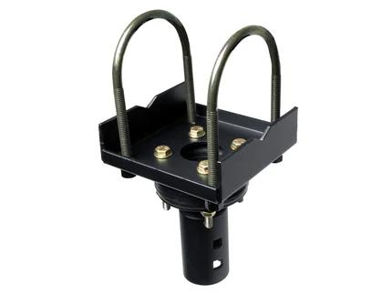 The Peerless DCT 300 Multi-Display Ceiling Adaptor is engineered for truss and I-beam structures, offering a robust solution with a built-in stress decoupler. With a load capacity of up to 1200 lbs and compatibility with Peerless-AV ADD extension columns, this TAA-compliant unit ensures optimal support and safety for multi-display installations.