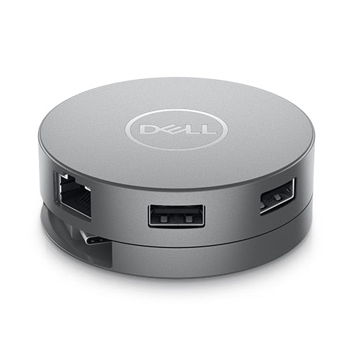 Adaptateur multiport Dell USB-C DA310, 7 en 1, 4K, USB-A, garantie 3 ans