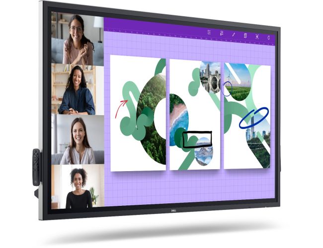 Écran tactile interactif 4K Dell 65 pouces - P6524QT