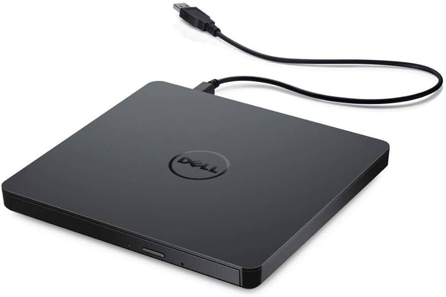 Lecteur DVD+/-RW externe Dell DW316 Slim USB – Noir
