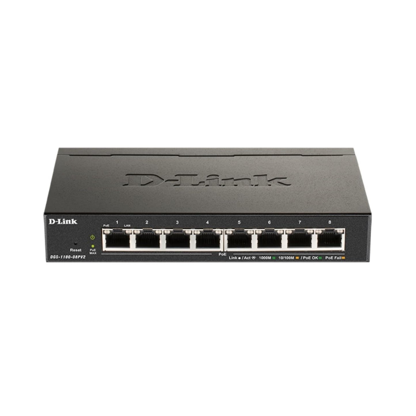 Commutateur PoE Gigabit intelligent géré à 8 ports D-Link DGS-1100-08PV2