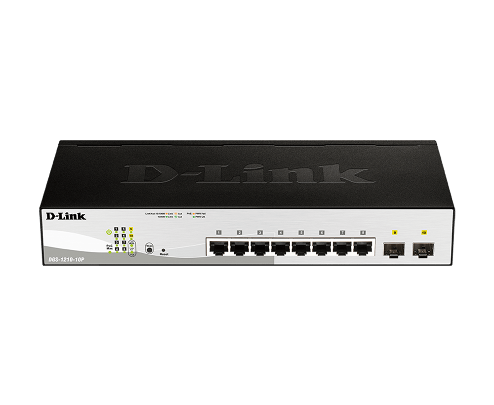 Commutateur Gigabit intelligent 10 ports D-Link DGS-1210-10