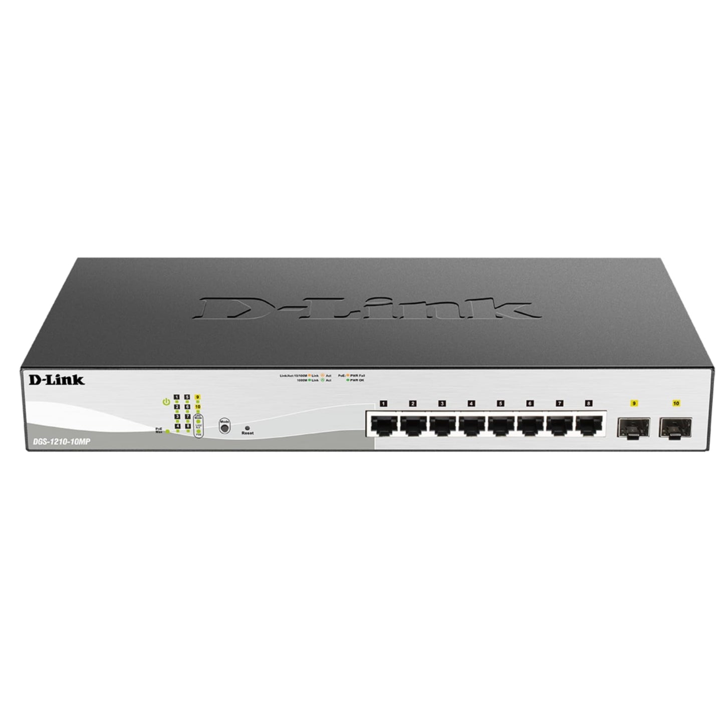 Commutateur PoE intelligent géré Gigabit 10 ports D-Link DGS-1210-10MP