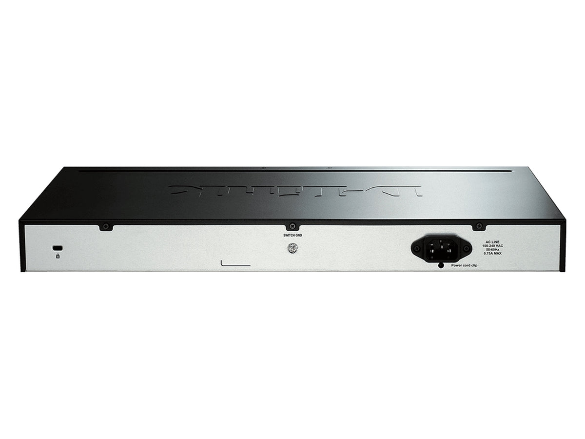 Switch - DGS-1510-28X - 1U - Wired - Networking / Ports Qty: 28 - 10 Gigabit Ethernet - 32MB Flash Memory - 100 to 240 VAC 50/60 Hz internal universal power supply. Designed for high-performance networking environments, it offers powerful Layer 2 and Layer 3 capabilities, energy efficiency, and scalability options with 10G SFP+ uplinks.