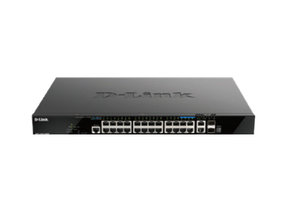 The D-Link DGS-1520-28MP is a high-performance, Layer 3 managed Gigabit switch that supports Smart PoE+ with a total PoE budget of 370W. Designed for business-critical network environments, it integrates advanced protocols like ERPS, RADIUS/TACACS+ authentication, and IPv4/v6 routing to ensure uptime, efficiency, and security. Includes 20 PoE ports, jumbo frame support, and a rugged 1U design suitable for enterprise-grade deployments.