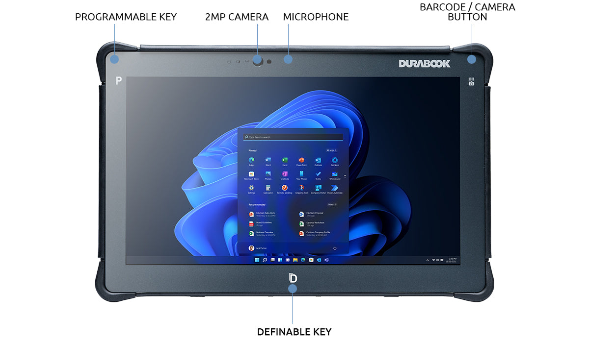 DURABOOK R11-FOLIO CASE for R11 Tablet