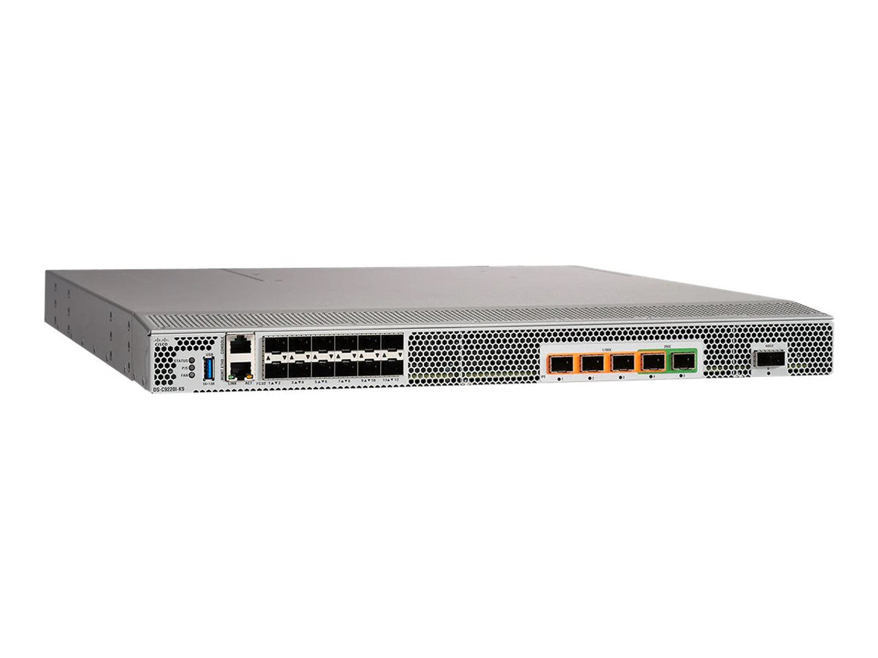 Commutateur multiservice Cisco MDS 9220i 1RU, flux d'air d'admission