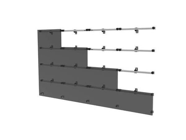 The PEERLESS Universal Spacer for DS-LEDUNV offers versatile compatibility with a wide range of latching dvLED displays. Designed to streamline installation and ensure optimal alignment, this U.S.-manufactured spacer complies with TAA requirements for government and institutional applications. Ideal for supporting consistent display mounting across varied DVLED configurations.