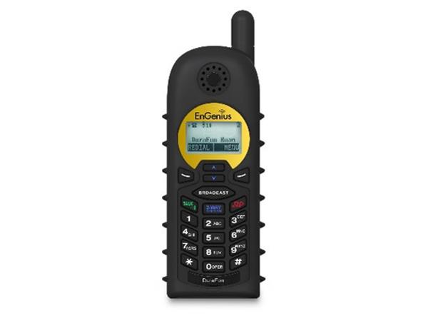 The ENGENIUS DuraFon ROAM-WK Walkie is an industrial-grade, digital two-way radio handset engineered for durability in rugged environments. Designed specifically for voice-only communication, this cordless handset features robust construction and is ideal for facilities needing mobile, reliable team communication on-site. TAA compliance broadens suitability within government or enterprise sectors requiring regulatory adherence.