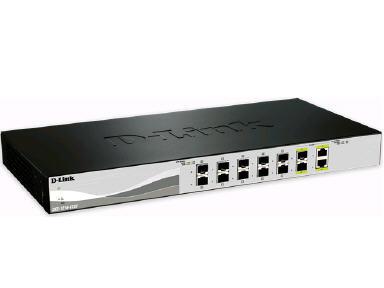 The D-Link DXS-1210-12SC is a high-performance 12-port 10G switch featuring 10 SFP+ and 2 10GBASE-T/SFP+ combo ports, designed for enterprise and surveillance applications. With support for Auto Surveillance VLAN, Static Routing, and DHCP Snooping, it offers advanced Layer 2 features in a compact form factor. Backed by a lifetime warranty and TAA compliance, it ensures long-term reliability and service continuity.